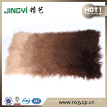 2018 Wholesale Unique Tibetan Mongolian Lamb Wool Skin Plate